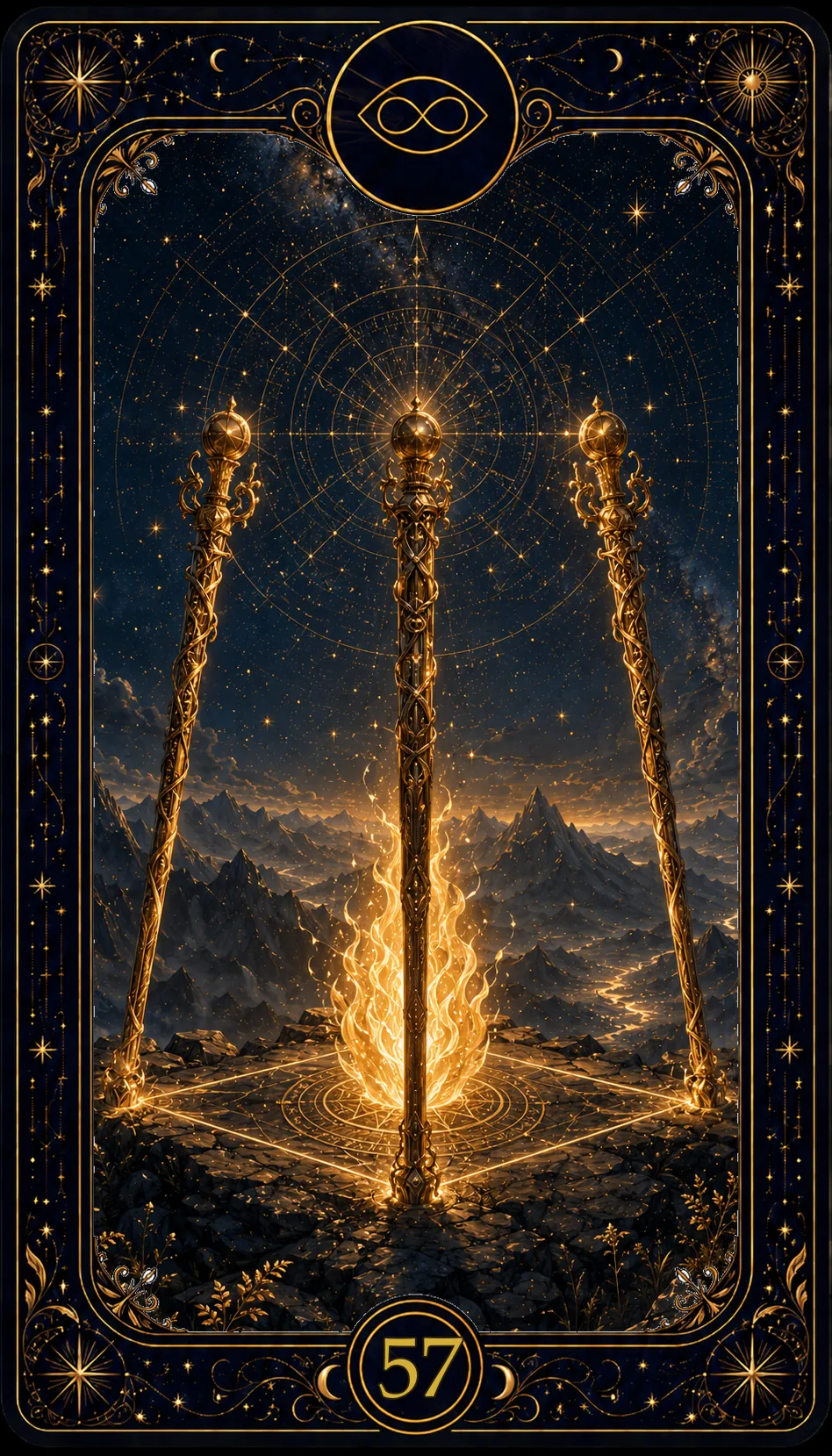 Three of Wands (Three of Wands)