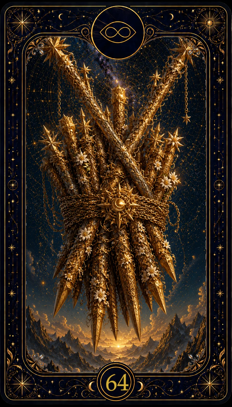 Zehn der Stäbe (Ten of Wands)