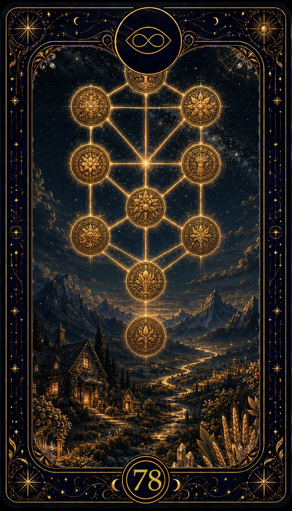 Zehn der Münzen (Ten of Pentacles)